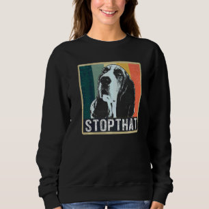 Basset Hound Dog Breed  46 Sweatshirt