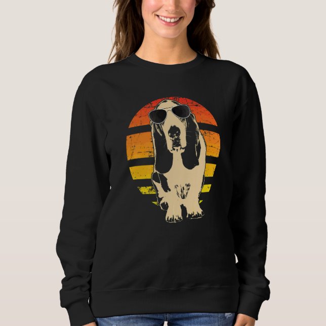 Basset Hound Dog Breed  4 Sweatshirt (Front)