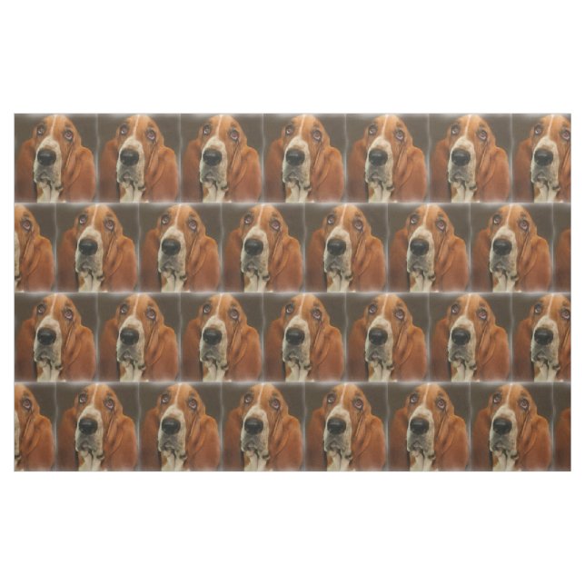 Basset Hound Dog Breed fabric (Fat Quarter)
