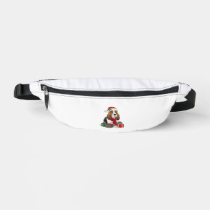 Basset Hound Dog Christmas Outfits Santa Hat Dog X Bum Bags