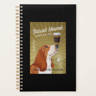 Basset Hound Dog Coffee Planner