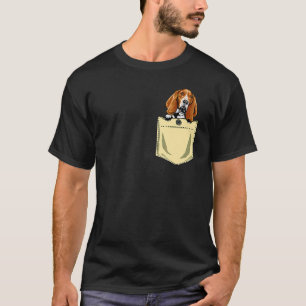 Basset Hound Dog In The Pocket Puppy T-Shirt