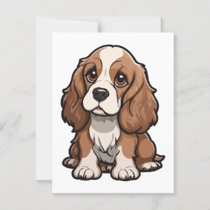 Basset Hound dog  Postcard
