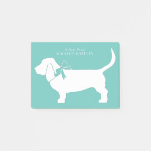 Basset Hound Dog Puppy Post-it Notes