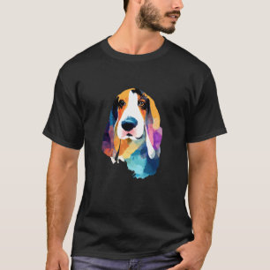 Basset Hound Dog Wild Nature Animal T-Shirt