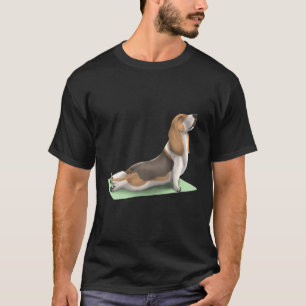 Basset Hound Dog Yoga Pose Meditation Zen Workout T-Shirt
