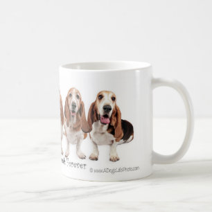 Basset Hound Friends Forever Coffee Mug