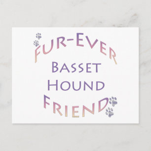Basset Hound Furever Postcard