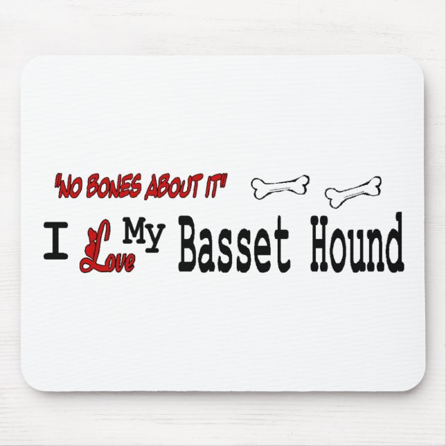 Basset Hound Gifts Mouse Pad (Front)