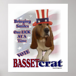 Basset Hound Gifts Poster