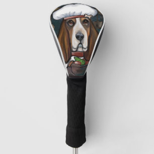 BASSET HOUND GOLF HEAD COVER