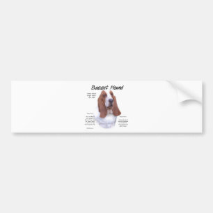 Basset Hound History; All About Basset Hounds Bumper Sticker