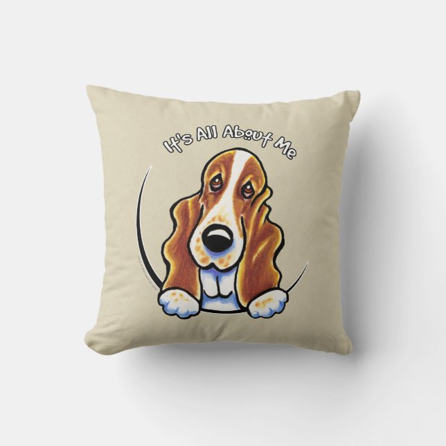 Basset Hound IAAM Cushion (Front)