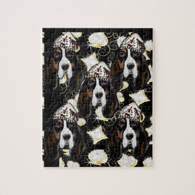 BASSET HOUND    JIGSAW PUZZLE (Vertical)