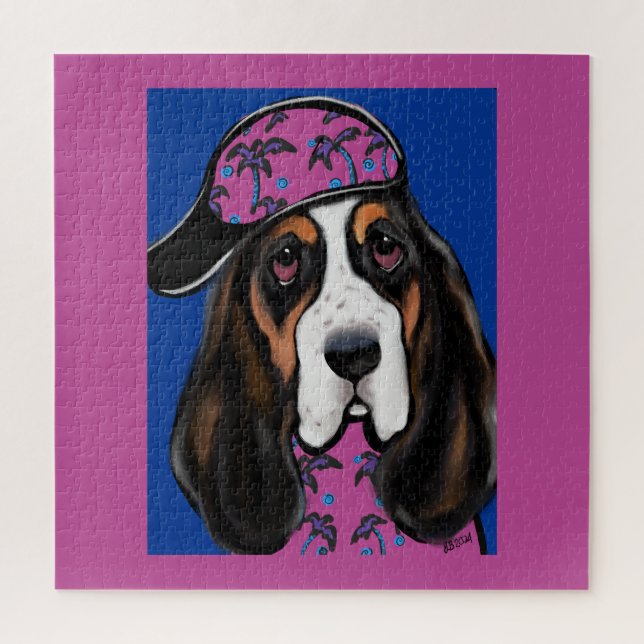 Basset Hound Jigsaw Puzzle (Vertical)