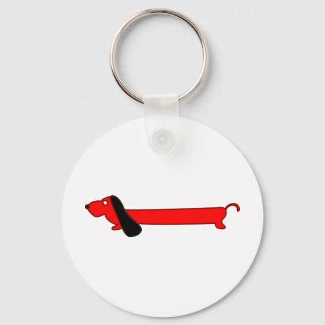 BASSET HOUND KEY RING (Front)