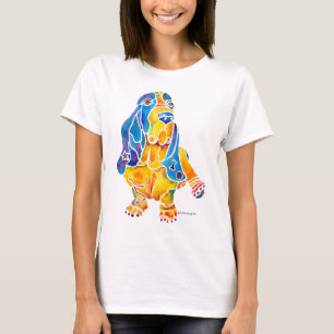 Basset Hound Ladies Shirt
