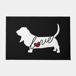 Basset Hound Love Doormat