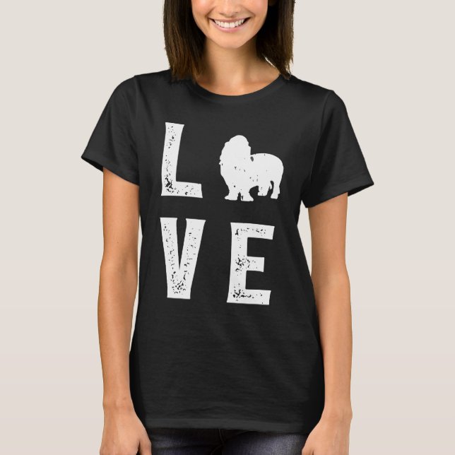 Basset Hound Love T-Shirt (Front)