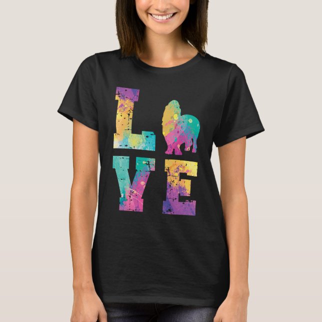 Basset Hound Love T-Shirt (Front)