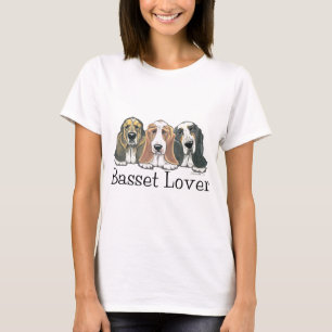 Basset Hound Lover Signature T-Shirt