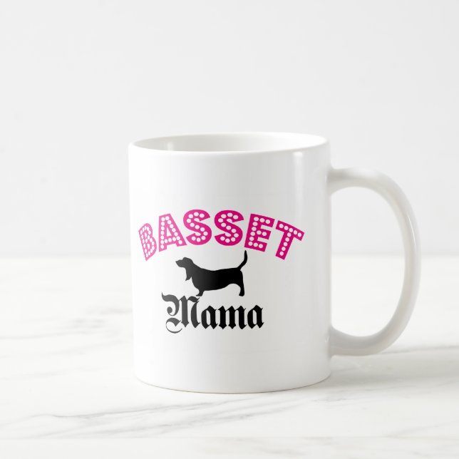 Basset Hound Mama Coffee Mug (Right)