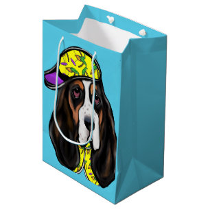 Basset Hound  Medium Gift Bag