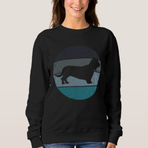 Basset Hound  Men Women Vintage Basset Hound Dog Sweatshirt