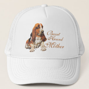 Basset Hound Mother's Day Trucker Hat