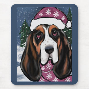 BASSET HOUND  MOUSE PAD