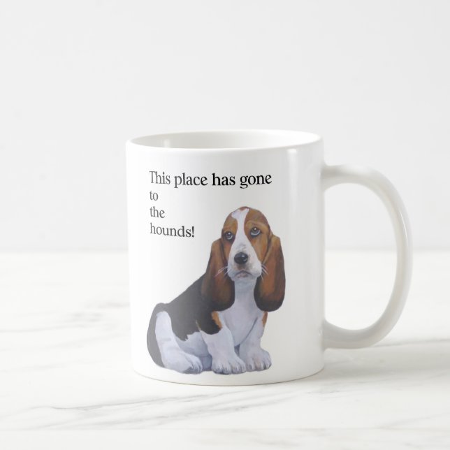 Basset Hound Mug (Right)