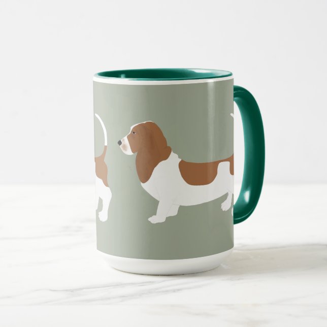 Basset Hound Mug (Front Right)