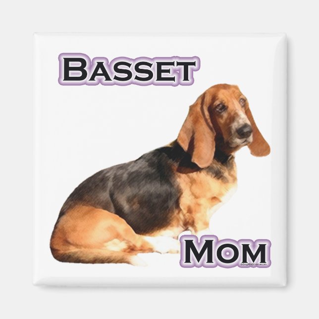 Basset Hound Mum 4 - Magnet (Front)