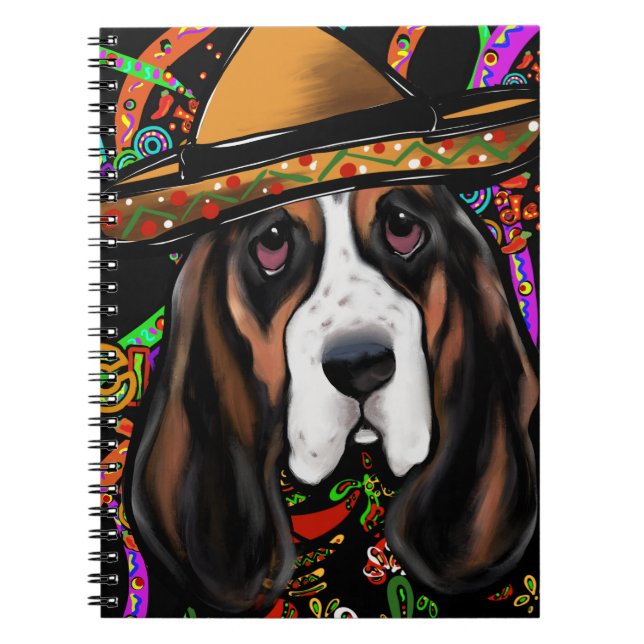 BASSET HOUND NOTEBOOK (Front)