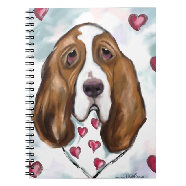 Basset Hound Notebook (Front)