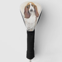 Basset Hound Painting - Cute Original Dog Art