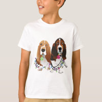 Basset Hound Peace Love Joy Christmas Design