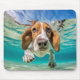 Basset Hound Pet Dog Animal Fun Playing Mouse Pad