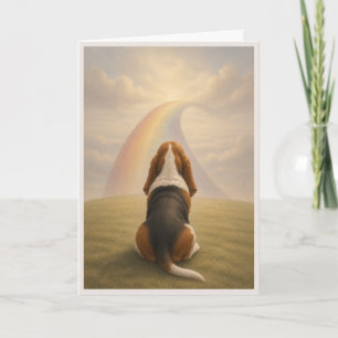 Basset Hound Pet Sympathy Card