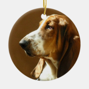 Basset Hound Photo Ornament