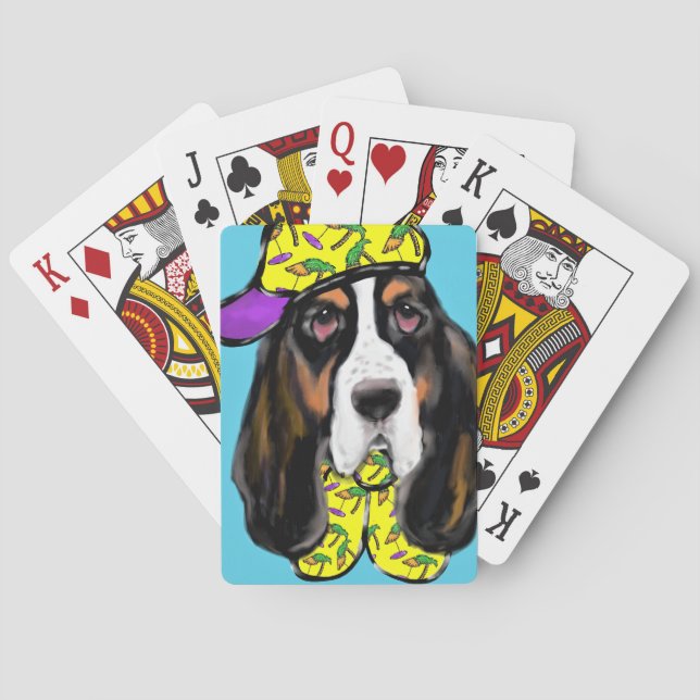 Basset Hound Playing Cards (Back)