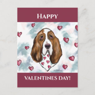 Basset Hound Postcard