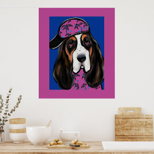 Basset Hound Poster