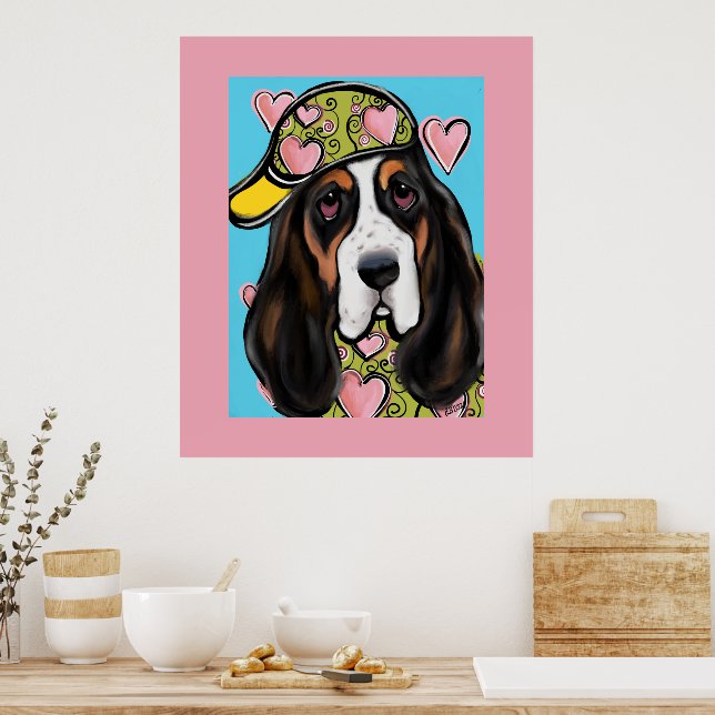 Basset Hound Poster (Kitchen)