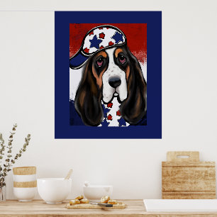 Basset Hound Poster