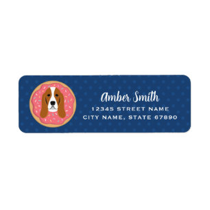 Basset Hound Return Address Labels