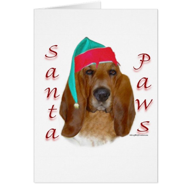 Basset Hound Santa Paws (Front)