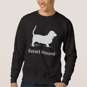 Basset Hound Silhouette Sweatshirt