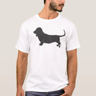 Basset Hound Silhouette T-Shirt