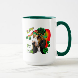 Basset Hound St Patricks Day Mug